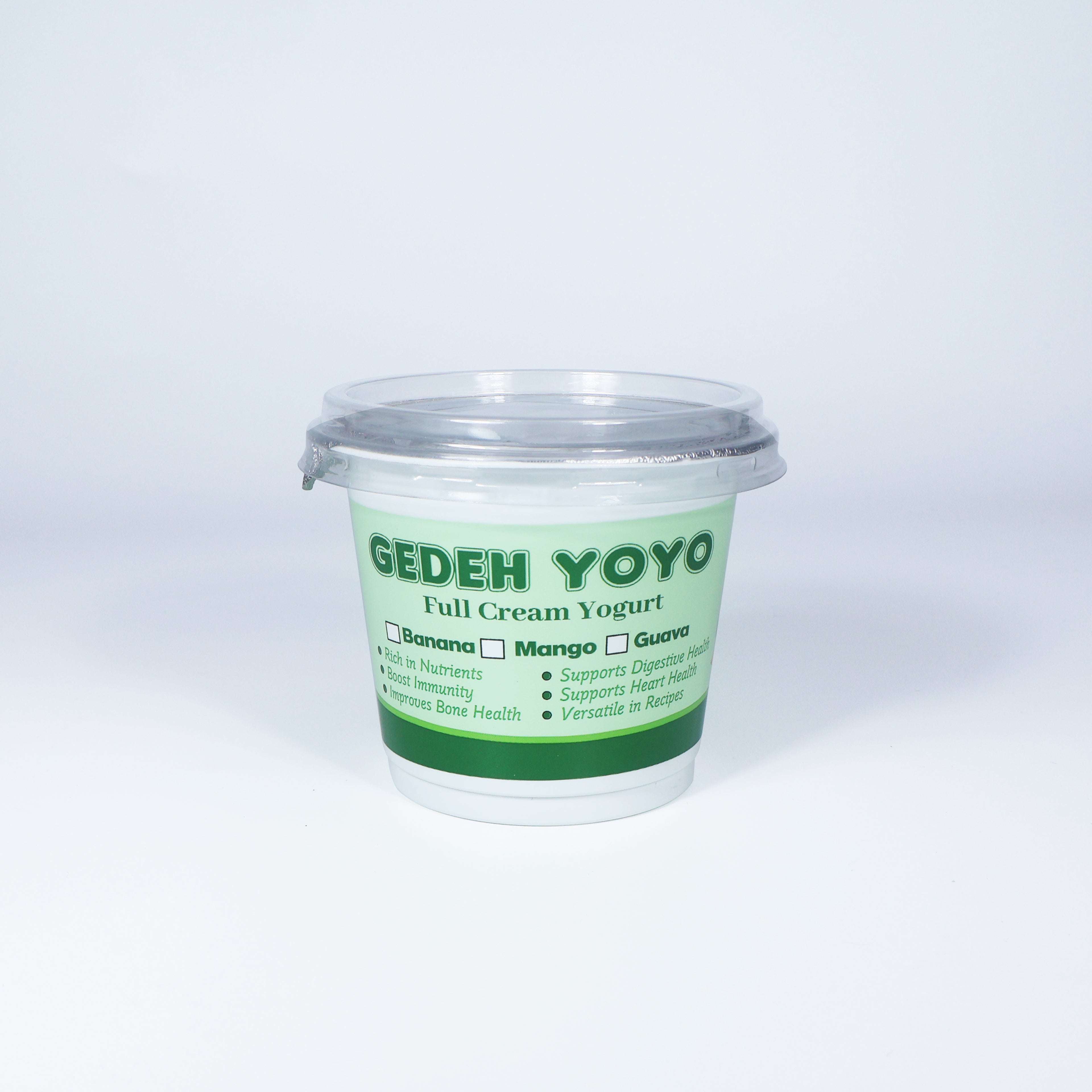 Custom Printed W06-FH 300ml Food Grade PP white cup with Aluminum sealing foil