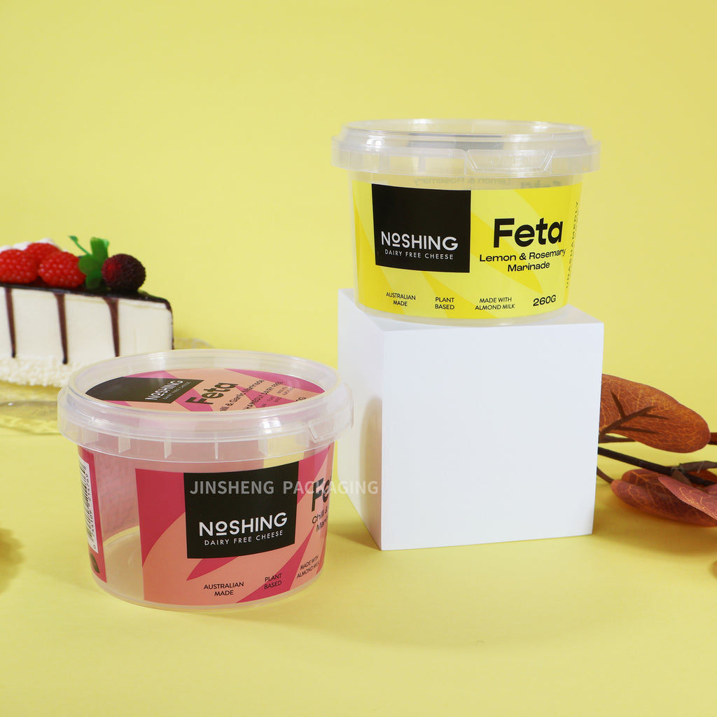 Custom Printed W010-C 300ml Food Grade PP clear cup with lid