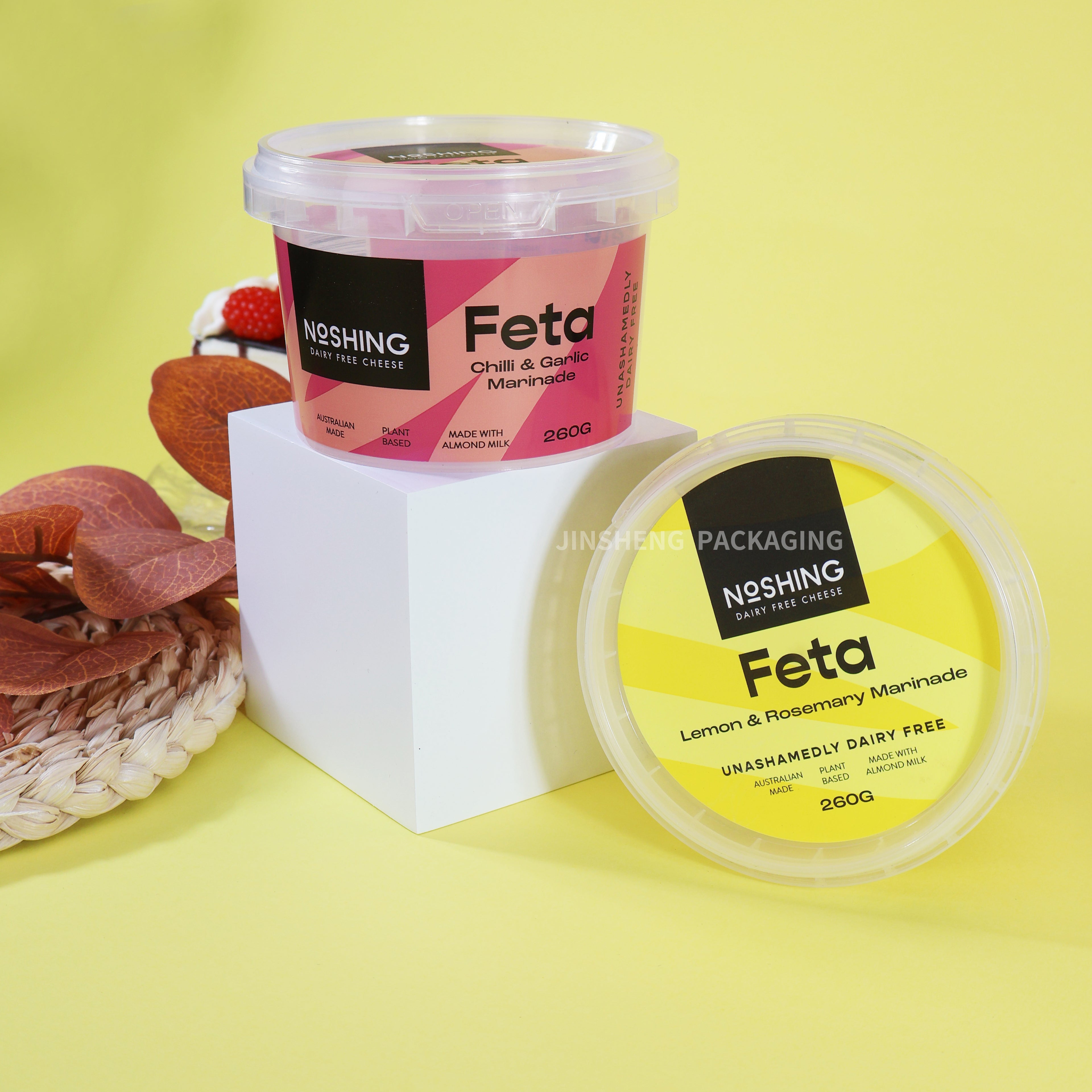 Custom Printed W010-C 300ml Food Grade PP clear cup with lid
