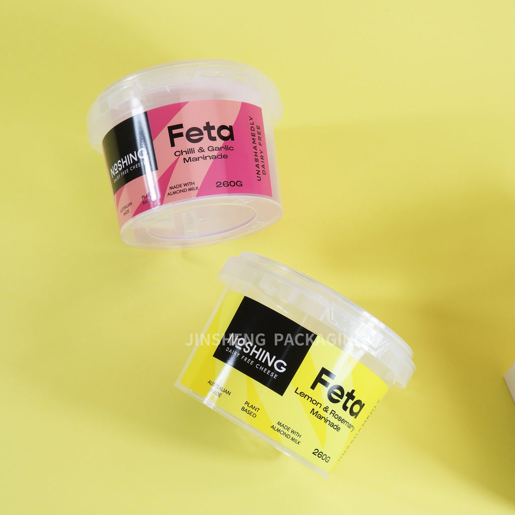 Custom Printed W010-C 300ml Food Grade PP clear cup with lid