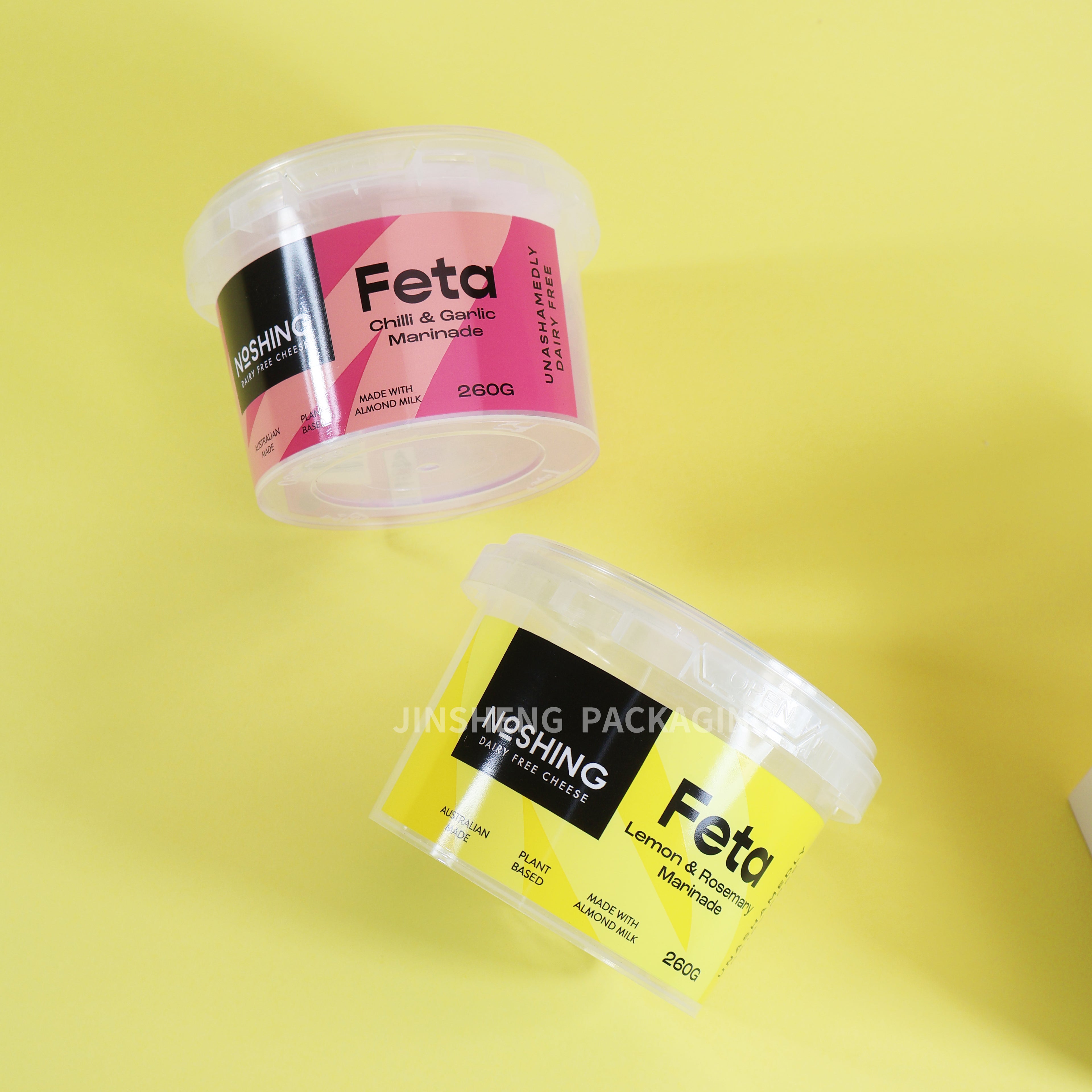 Custom Printed W010-C 300ml Food Grade PP clear cup with lid