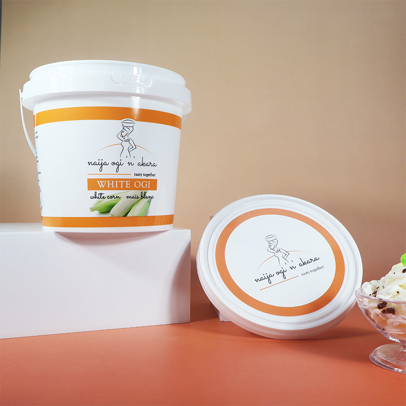 Custom Printed W027-C 750ml  Food Grade PP white cup with lid