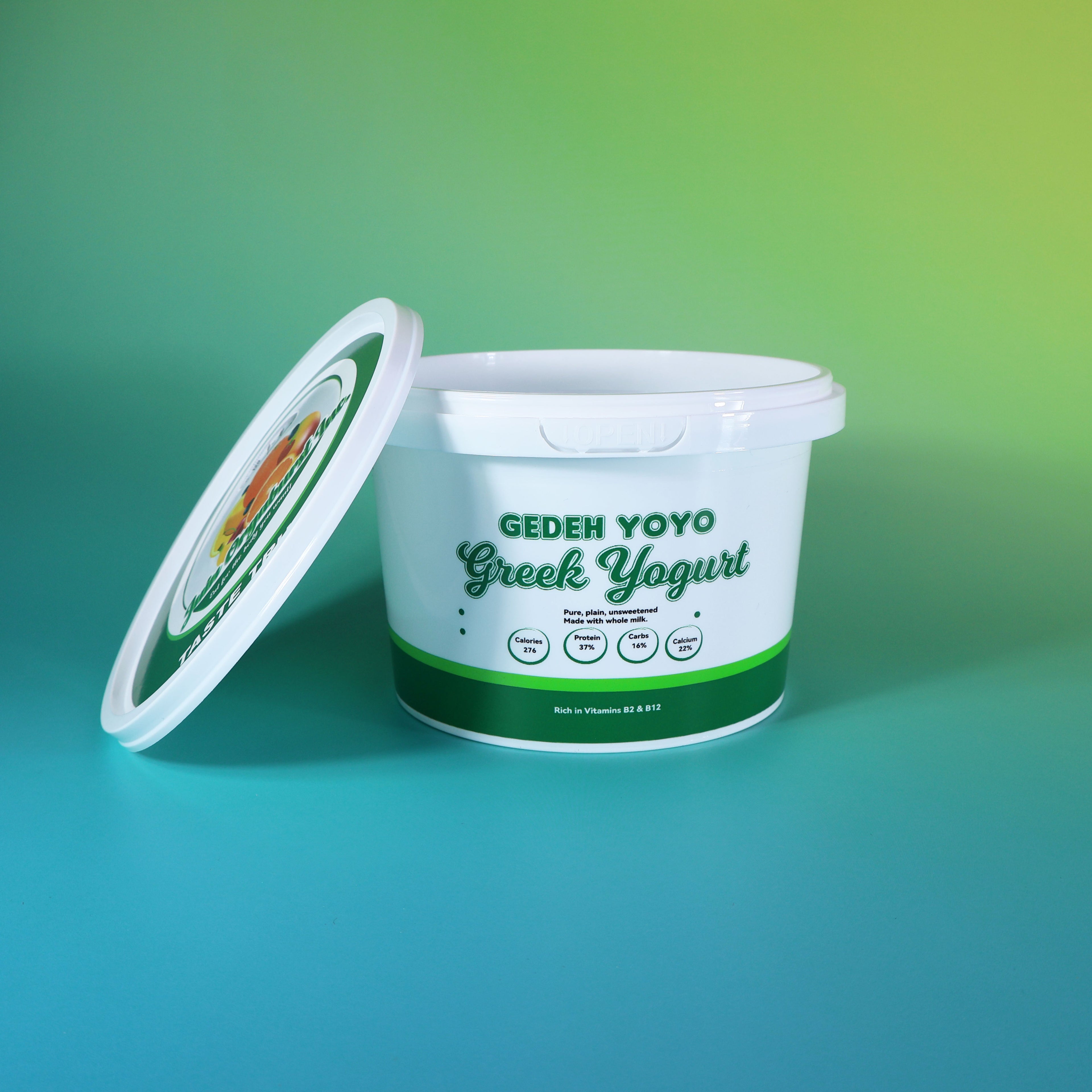 Custom Printed W03-T 250ml Food Grade PP White cup with lid