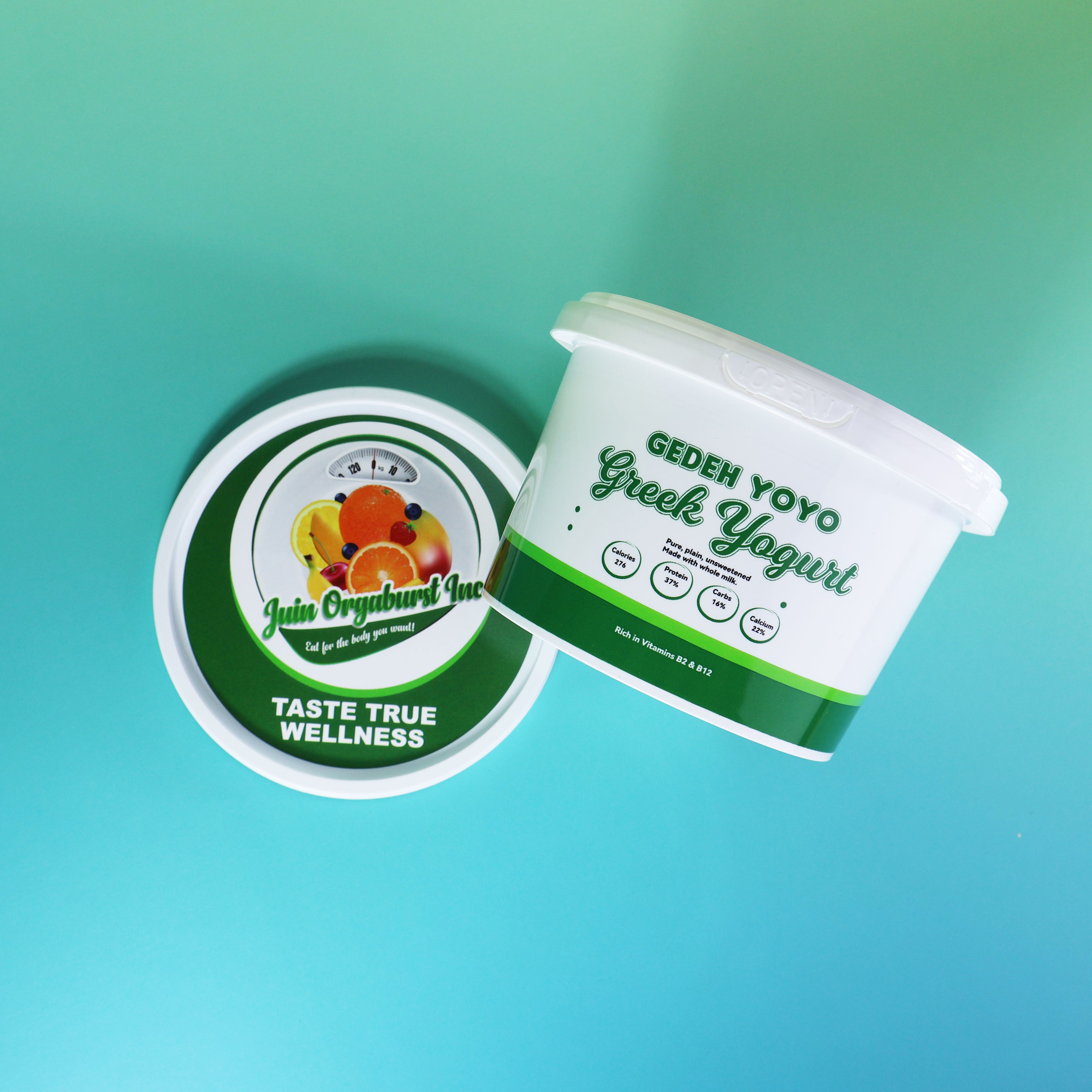 Custom Printed W03-T 250ml Food Grade PP White cup with lid