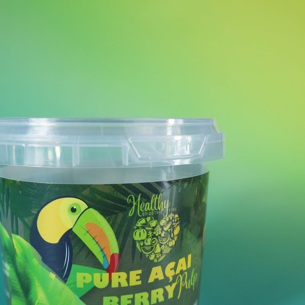 Custom Printed W012-T 360ml Food Grade PP clear cup with lid