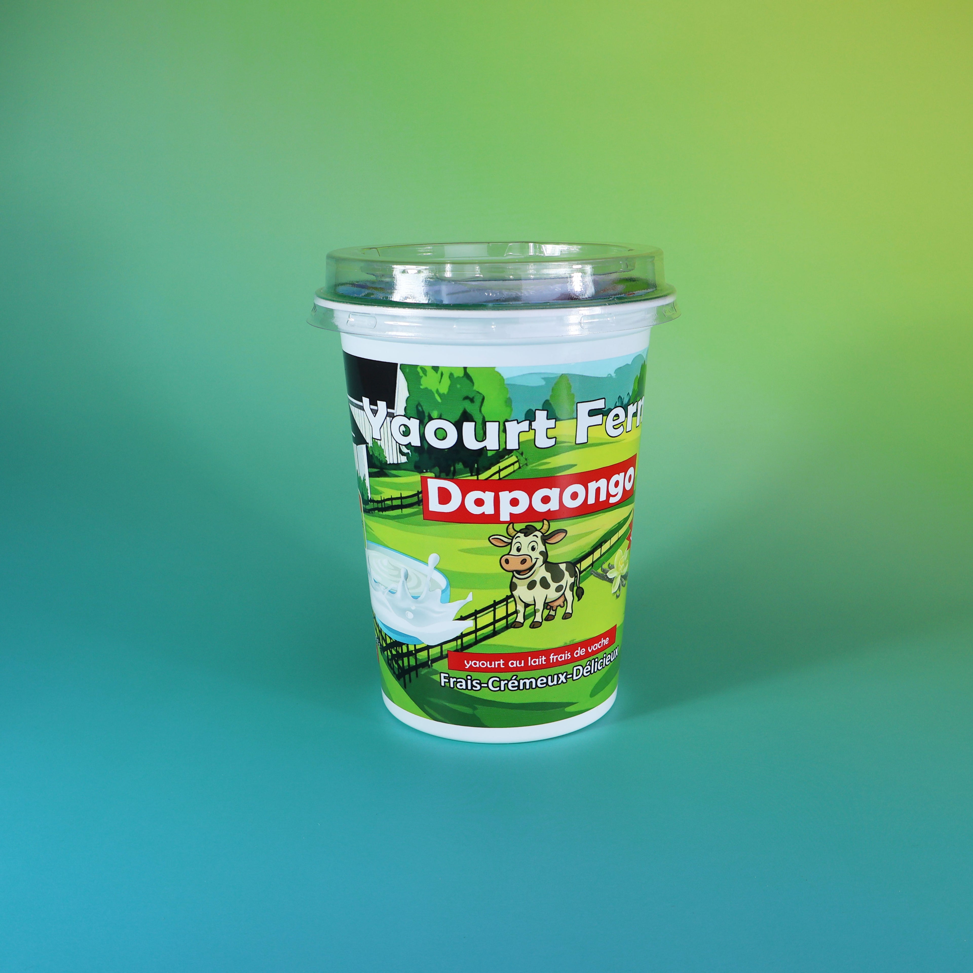 Custom Printed W067-SL 500ml  Food Grade PP white cup