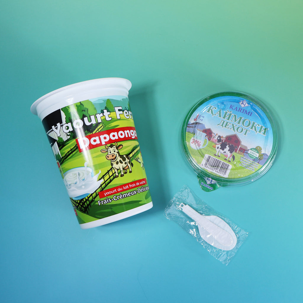 Custom Printed W067-SL 500ml  Food Grade PP white cup
