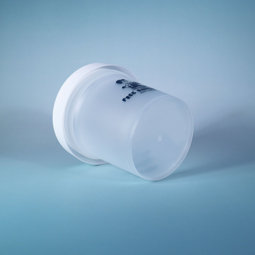 Custom Printed J12-B 500ml  Food Grade PP clear cup with lid