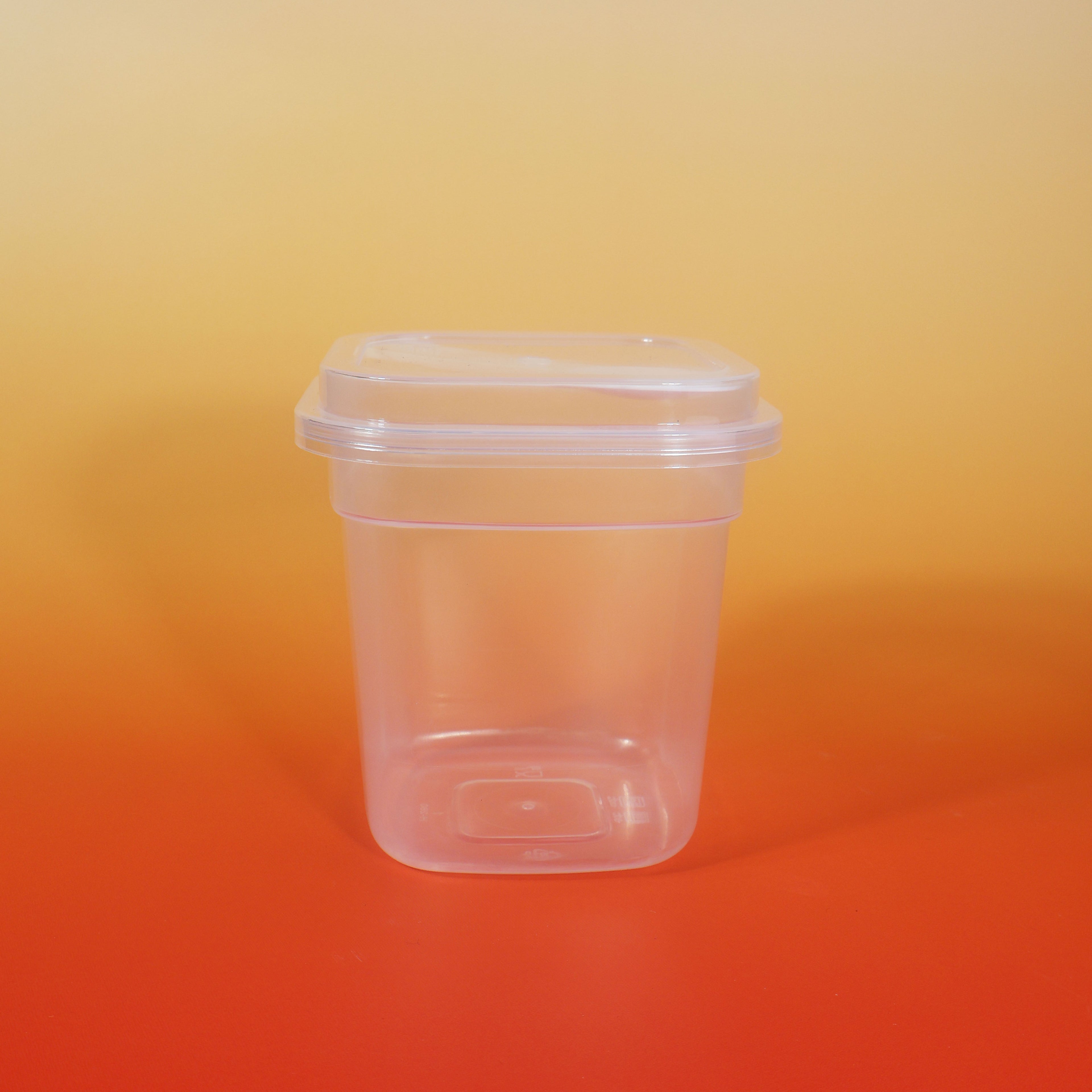 Custom Printed J171-YS 220ml Food Grade PP clear cup with aluminum sealing foil and spoon