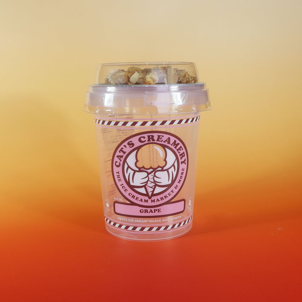 Custom Printed W019-T 500ml  Food Grade PP clear cup with lid