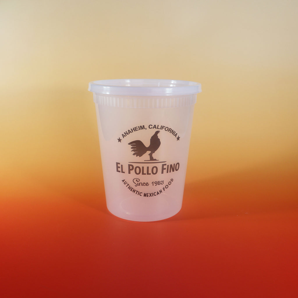Custom Printed J25-T 24oz  Food Grade PP clear cup
