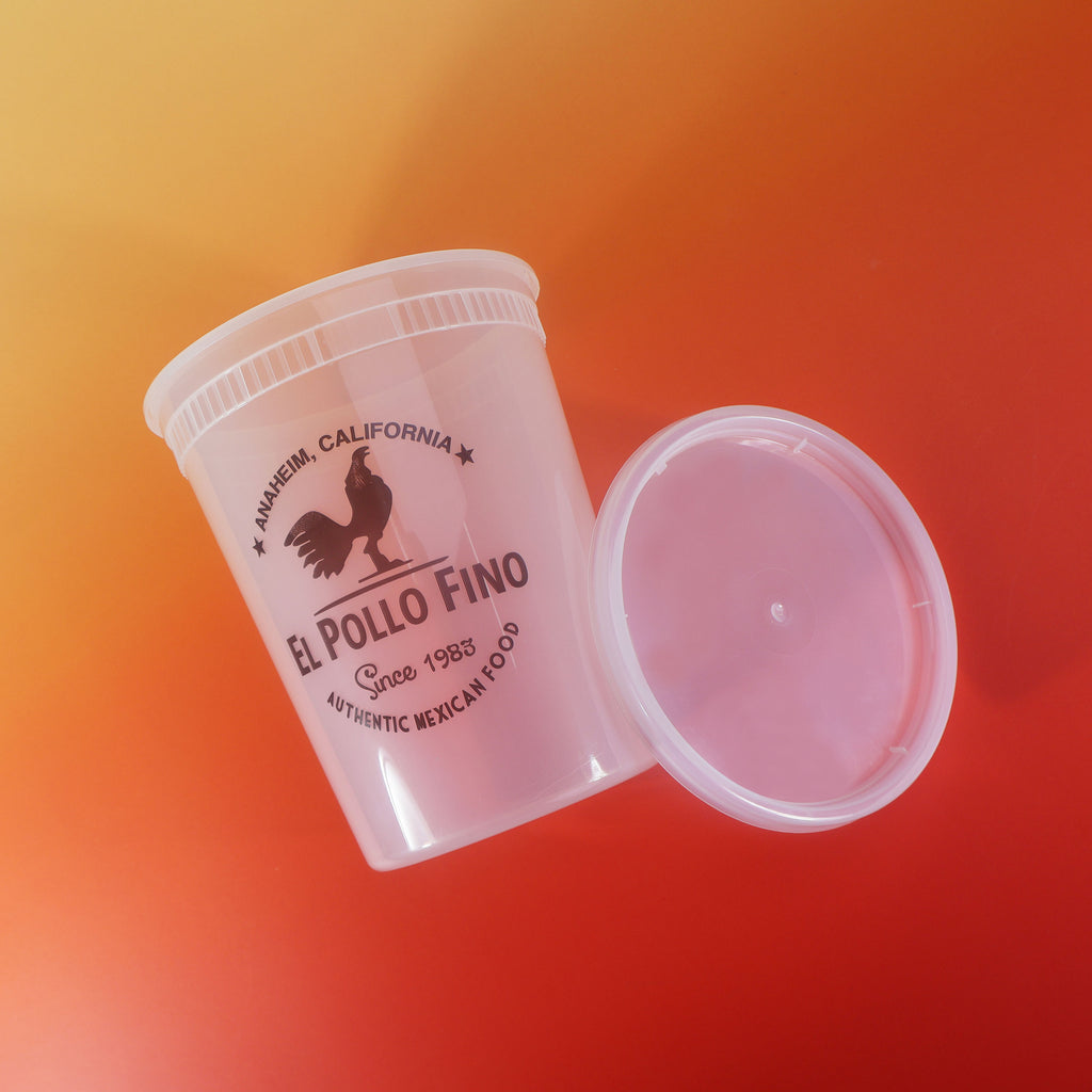 Custom Printed J25-T 24oz  Food Grade PP clear cup
