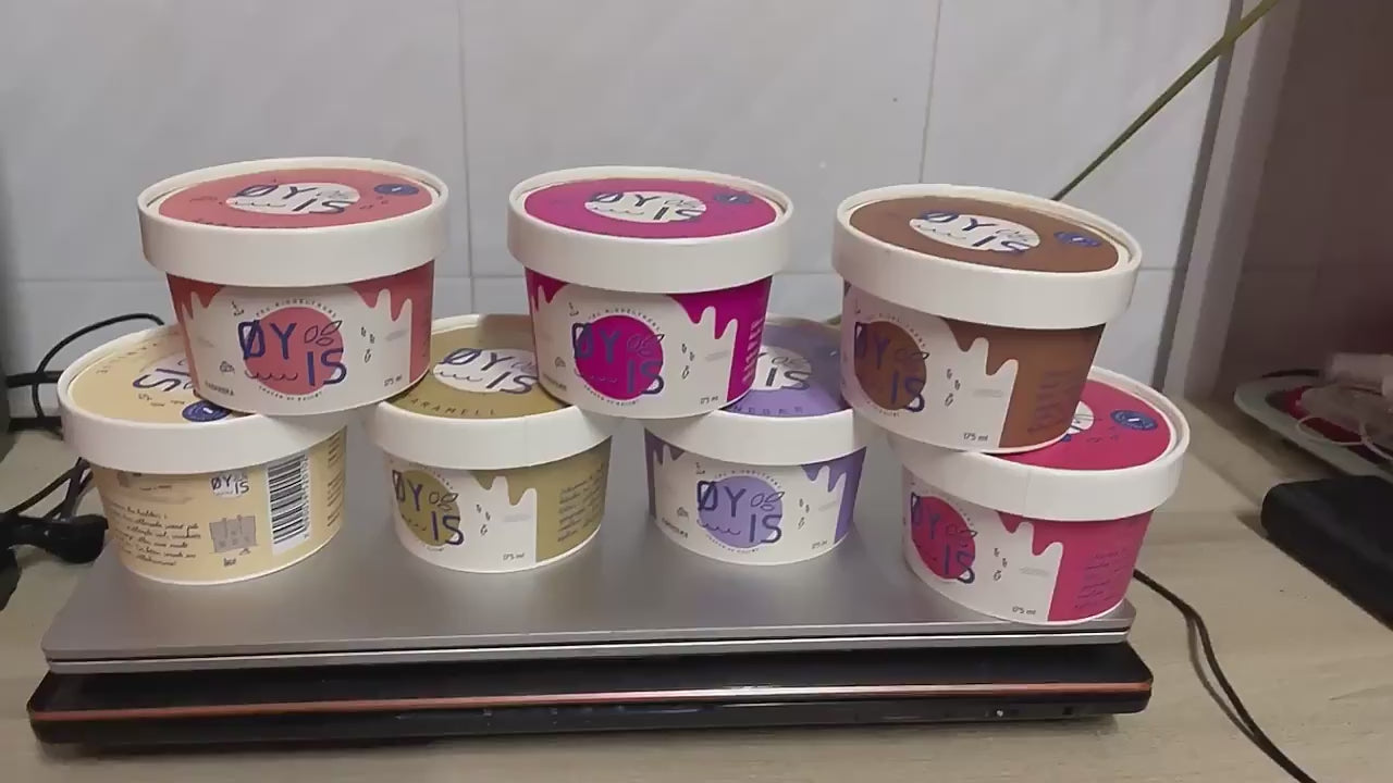 Custom Printed 32oz Food Grade Paper white cup