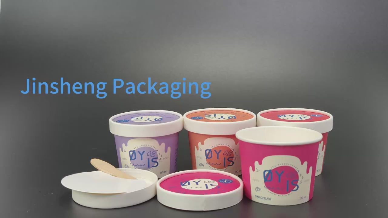 Custom Printed 16oz Food Grade Paper white cup